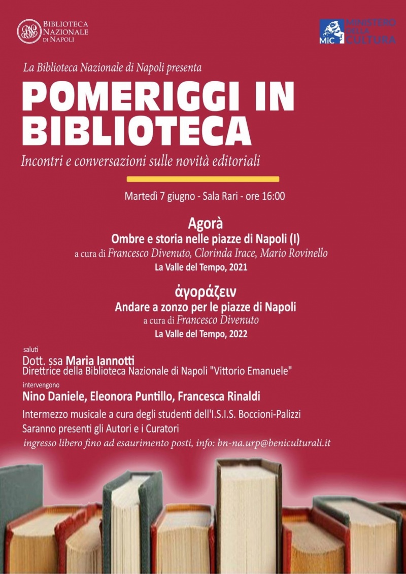 Pomeriggi in biblioteca - Divenuto - 7 giugno 2022 - Locandina